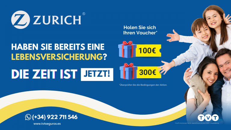 Lebensversicherung Super-Promotion-Kampagne Great Discount Insurance Zurich Lebens- und Risikoversicherung
